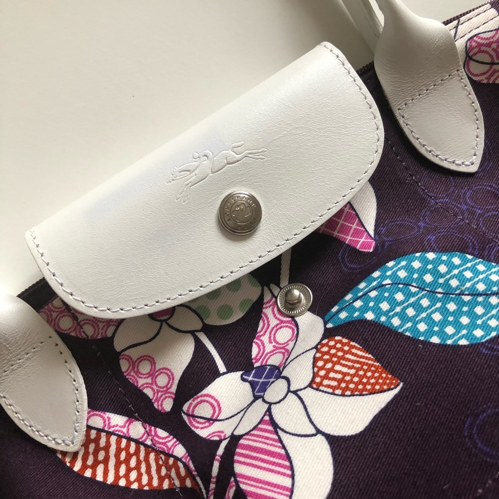 Long Champ floral Bag - Picture 4 of 5